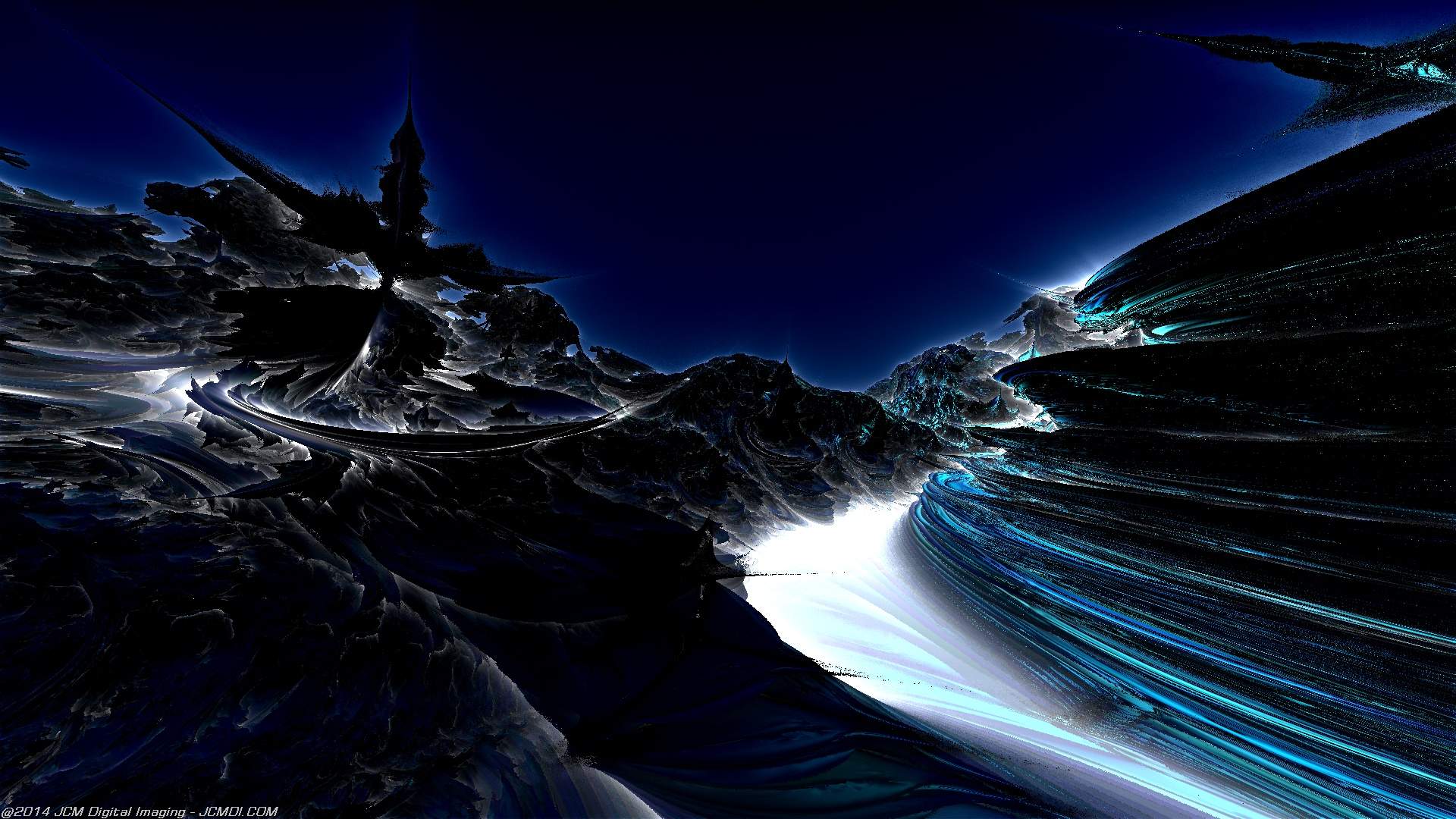 Fractal Asteroid Animation still image (JCMDI.COM)